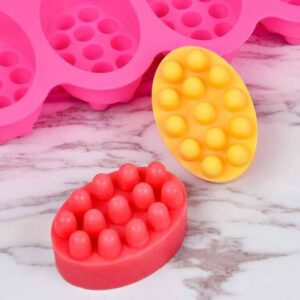 Silicone 4 Soap Moulds