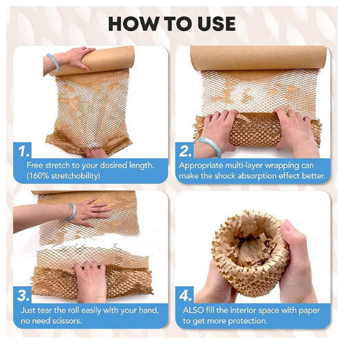 HoneyComb Wrapping Paper Roll - Image 2