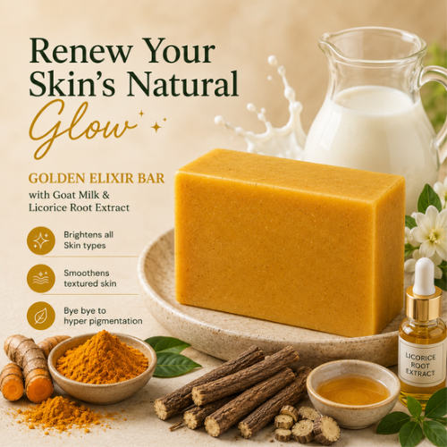 Hyper Pigmentation Soap Bar ~ Golden Elixir Bar - Image 2