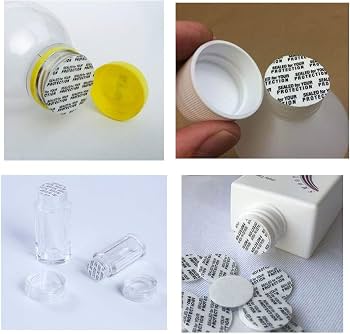 100 pc Foam Lid Round Liners - Safety Resistant Bottle Seals - Image 2