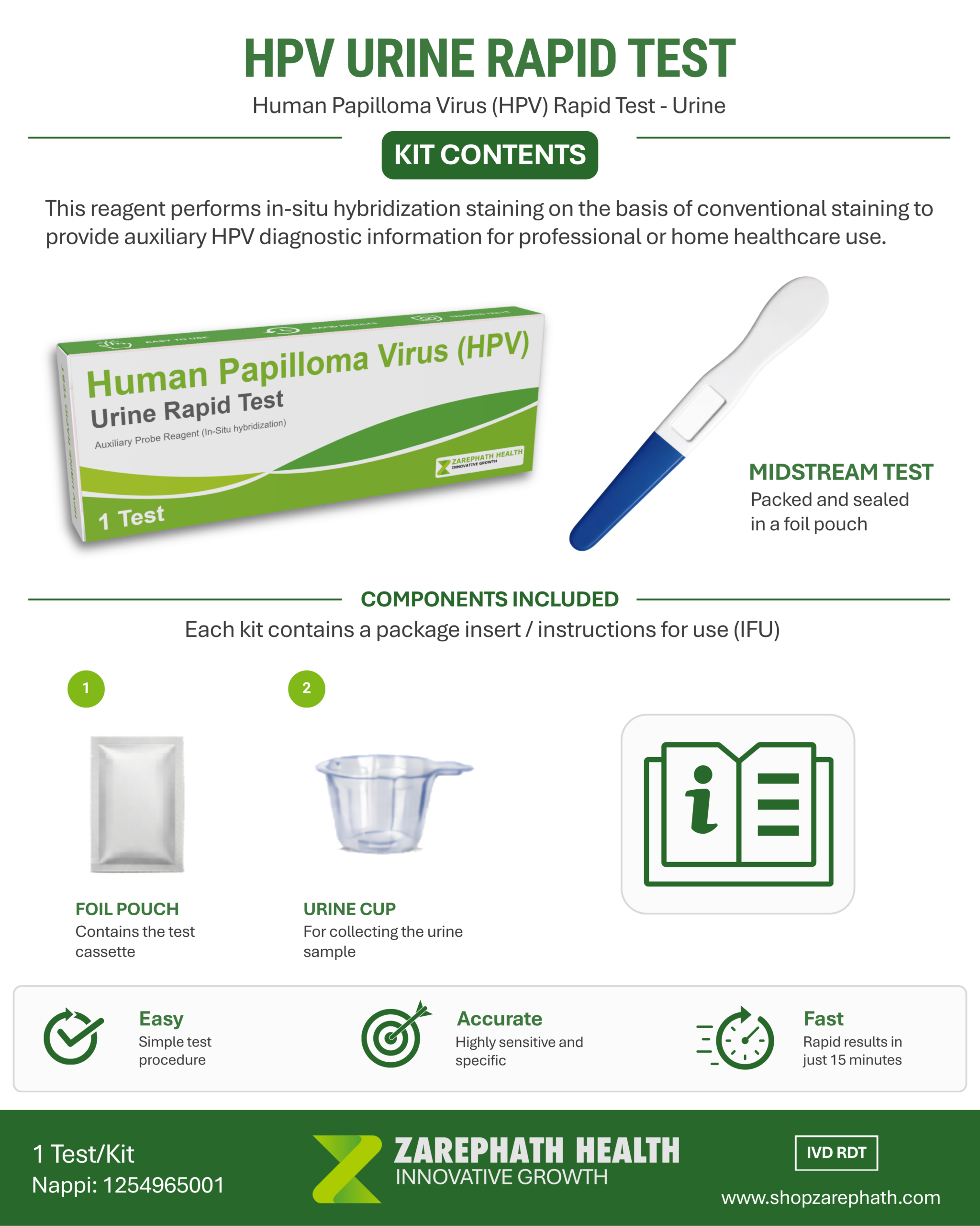 Home HPV Test Kit - Rapid Urine Results - Image 2