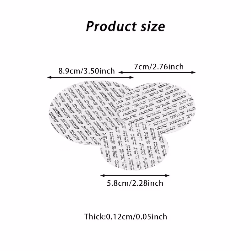 100 pc Foam Lid Round Liners - Safety Resistant Bottle Seals - Image 3